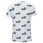 Camiseta Puma Amplified Printed Feminina - Branco e Preto