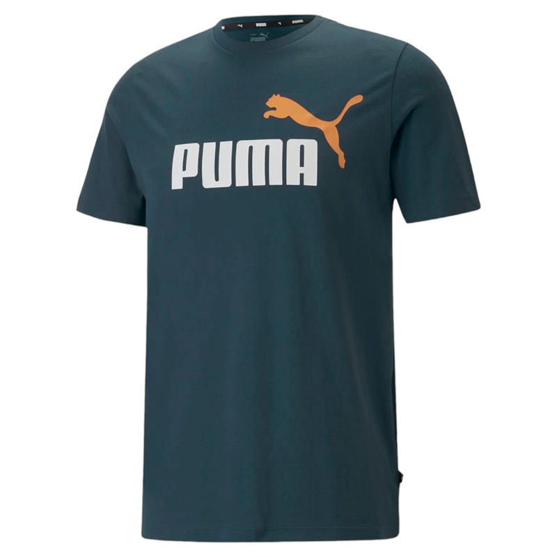 Camiseta Puma Essentials+ 2 Col Logo Masculina