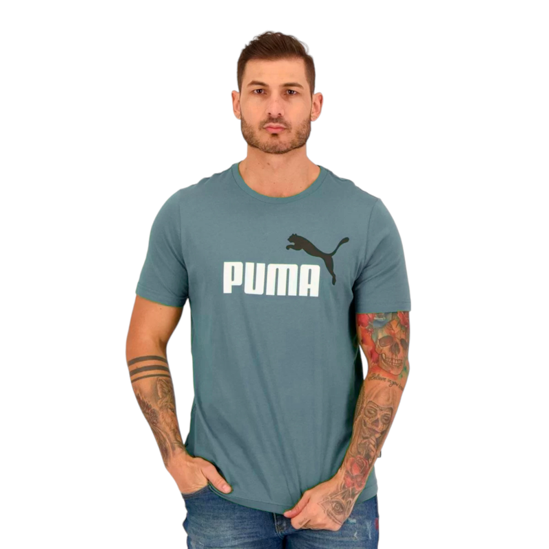 Camiseta Puma Essentials Colour Logo Masculina