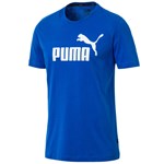 Camiseta Puma Essentials Logo Masculina - Azul