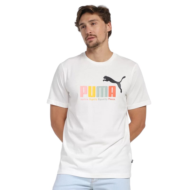 Camiseta Puma Essentials Multicolor Masculina