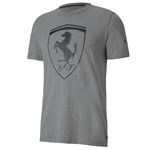 Camiseta Puma Ferrari Big Shield Masculina - Mescla