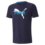 Camiseta Puma Modern Sports Logo Tee Masculina - Marinho