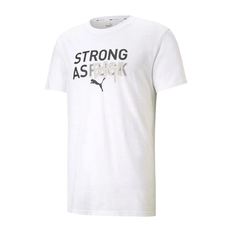 Camiseta Puma Performance Graphic Masculina - Branco Camiseta Puma Performance Graphic Masculina - Branco
