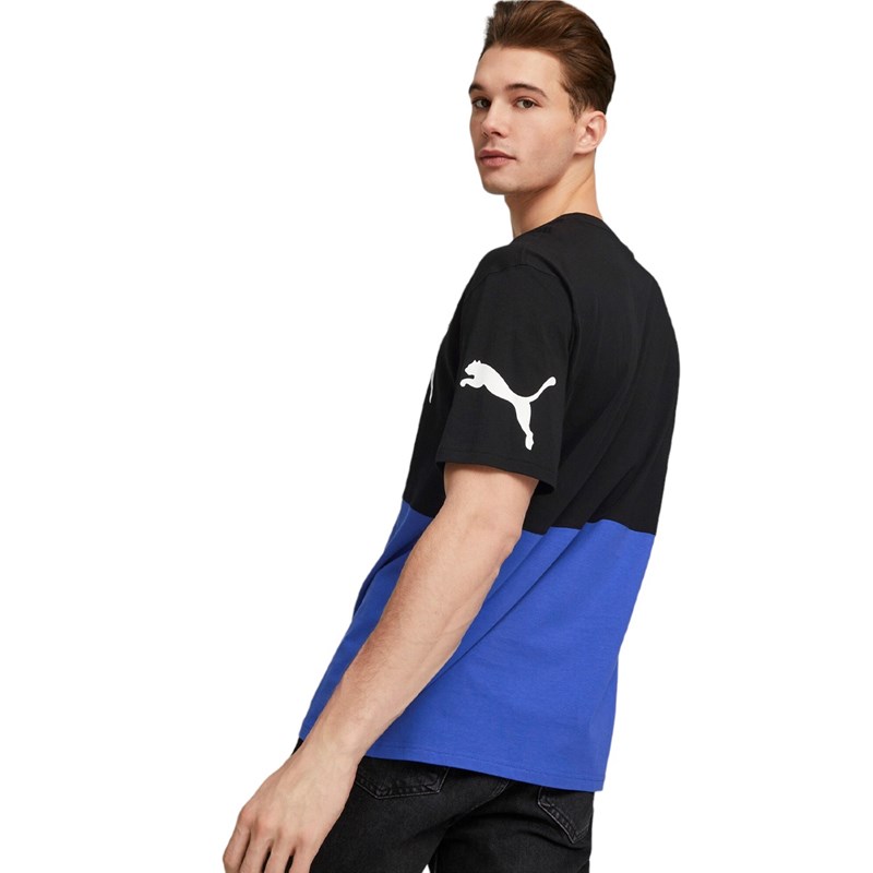 Camiseta Puma Power Colorblock Masculina - EsporteLegal