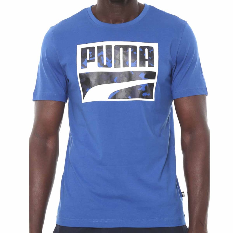 Camiseta Puma Rebel Camo Filled Tee Masculina