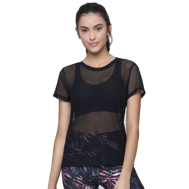 Camiseta Selene Fitness Feminina - Preto Camiseta Selene Fitness Feminina - Preto
