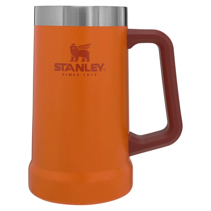 Caneca Térmica de Cerveja Stanley Beer Stein 710ml - Laranja Caneca Térmica de Cerveja Stanley Beer Stein 710ml - Laranja