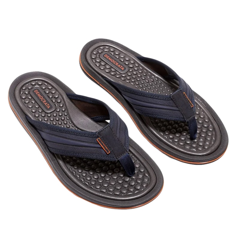 Chinelo Democrata Denim Groove Masculino Chinelo Democrata Denim Groove Masculino