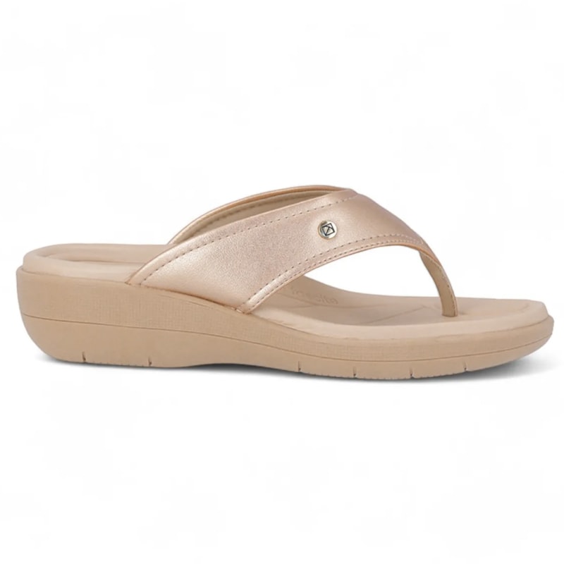 Chinelo Piccadilly Fascite Anabela Médio Feminino