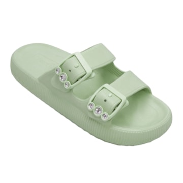 Chinelo Usaflex Plataforma Poofy Feminino