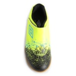 Chuteira Futsal Umbro Wave Kids - Lima e Preto