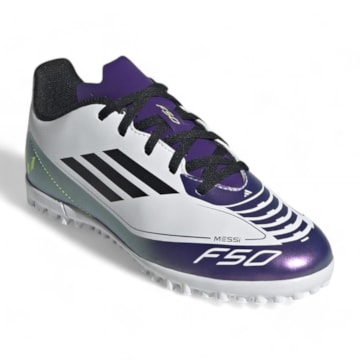 Chuteira Society Adidas X Messi F50 Club Jr