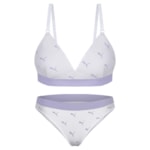 Conjunto Puma Sutiã Triângulo + Calcinha Biquíni Feminino