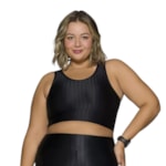 Conjunto Selene Top + Bermuda 3D Plus Size Feminino