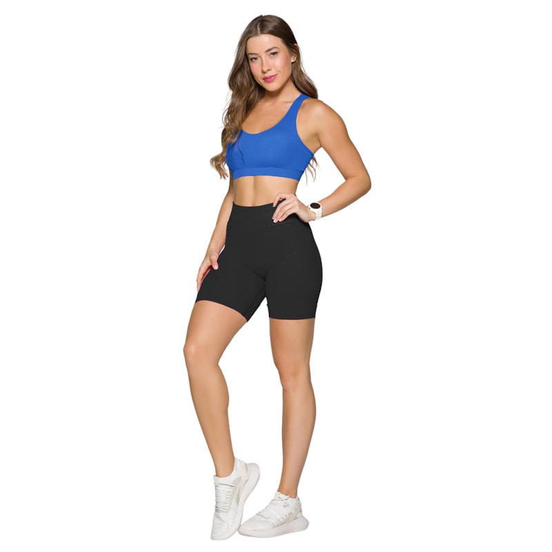 Conjunto Selene Top + Bermuda Básico Feminino