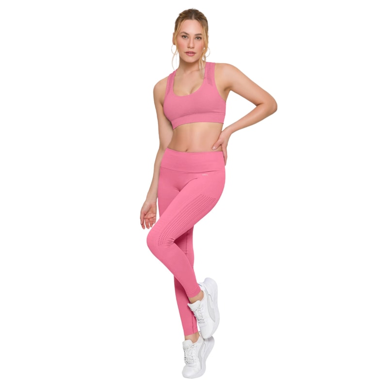 Conjunto Selene Top + Legging Sem Costura Feminino