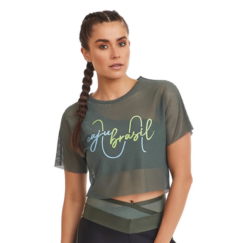 Cropped Cajubrasil Energy Feminino