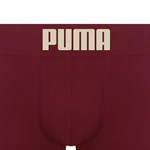 Cueca Boxer Puma Sem Costura Infantil - Bordô