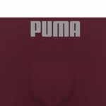Cueca Boxer Puma Sem Costura Masculina - Bordô