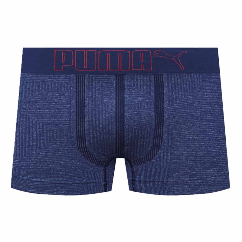 Cueca Boxer Puma Sem Costura Masculina - Marinho Cueca Boxer Puma Sem Costura Masculina - Marinho
