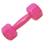 Halter Acte Sports Sextavado Emborrachado 5Kg - Rosa