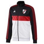 Jaqueta Adidas Casual River Plate Masculina - Preto, Vermelho e Branco