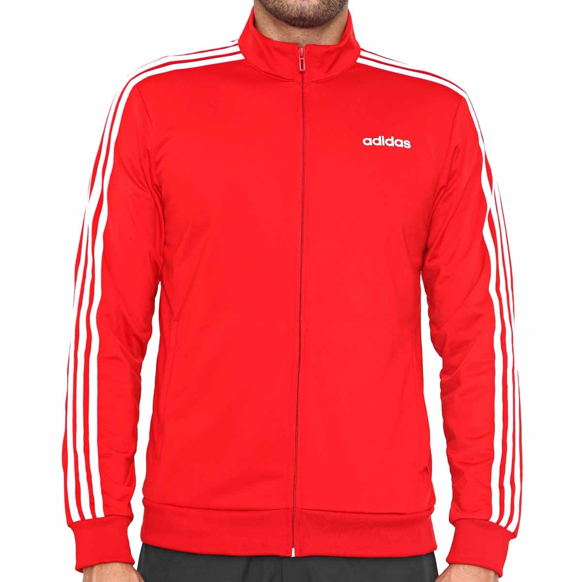 jaqueta adidas essentials 3 stripes