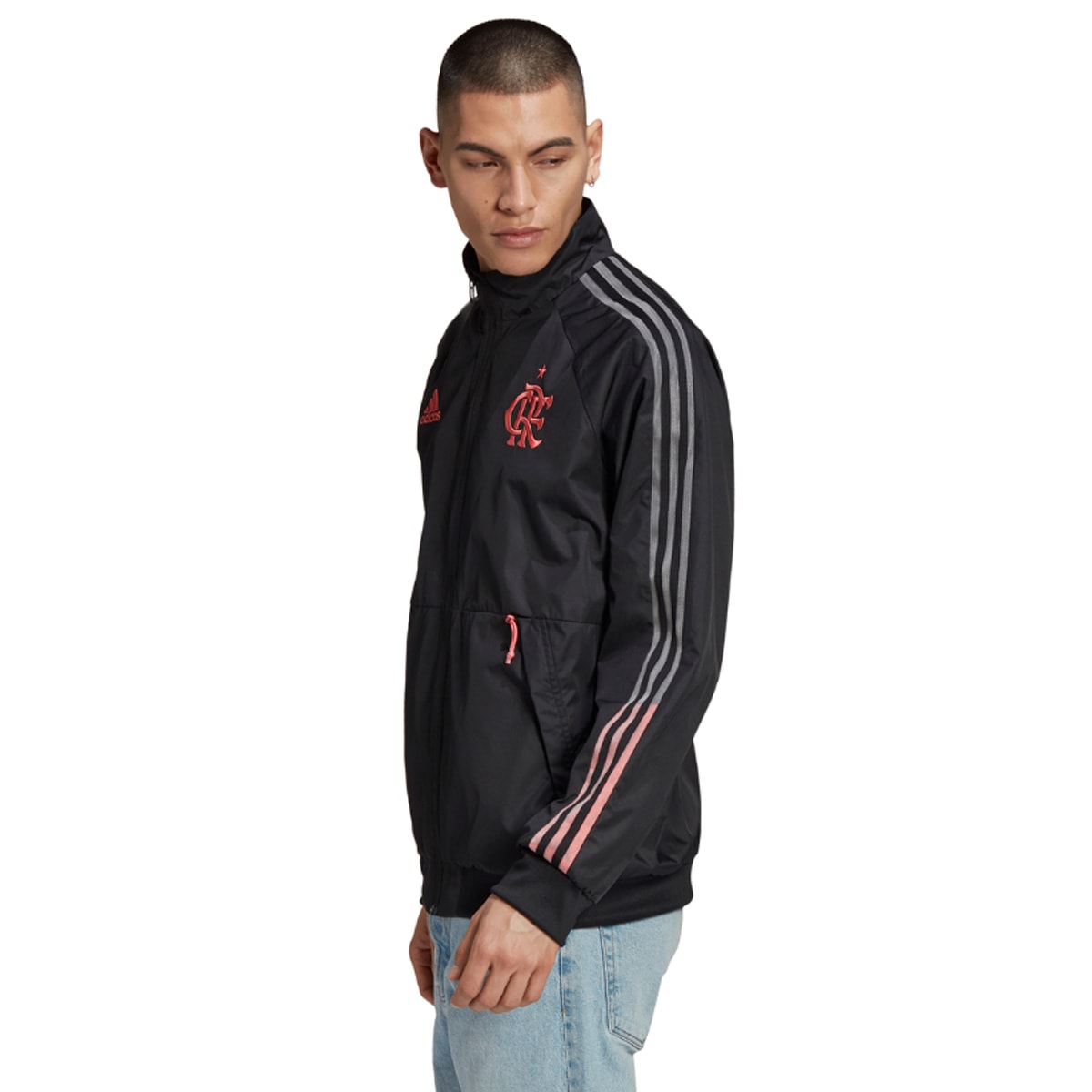 jaqueta adidas hino flamengo