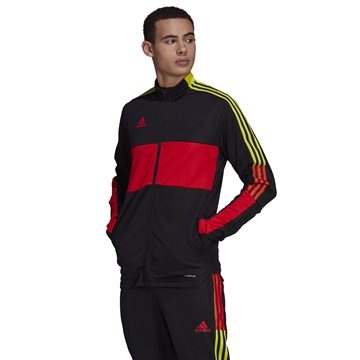 Jaqueta Adidas Tiro Masculina - Preto e Vermelho
