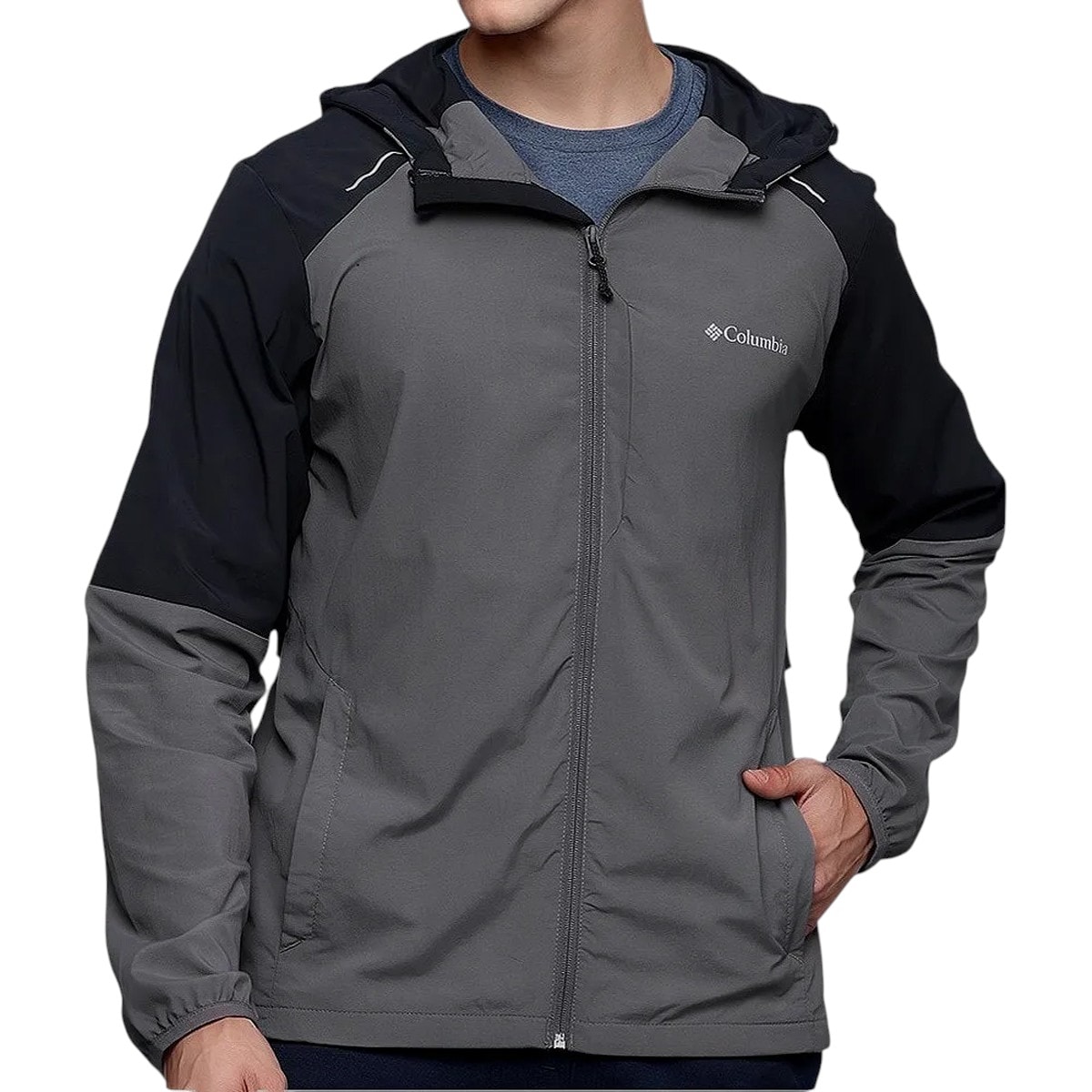 Jaqueta Columbia Tech Nylon Hoodie Masculina