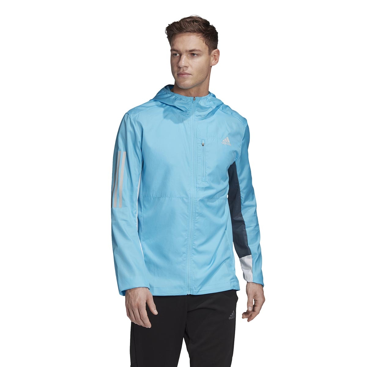jaqueta corta vento adidas own the run masculina