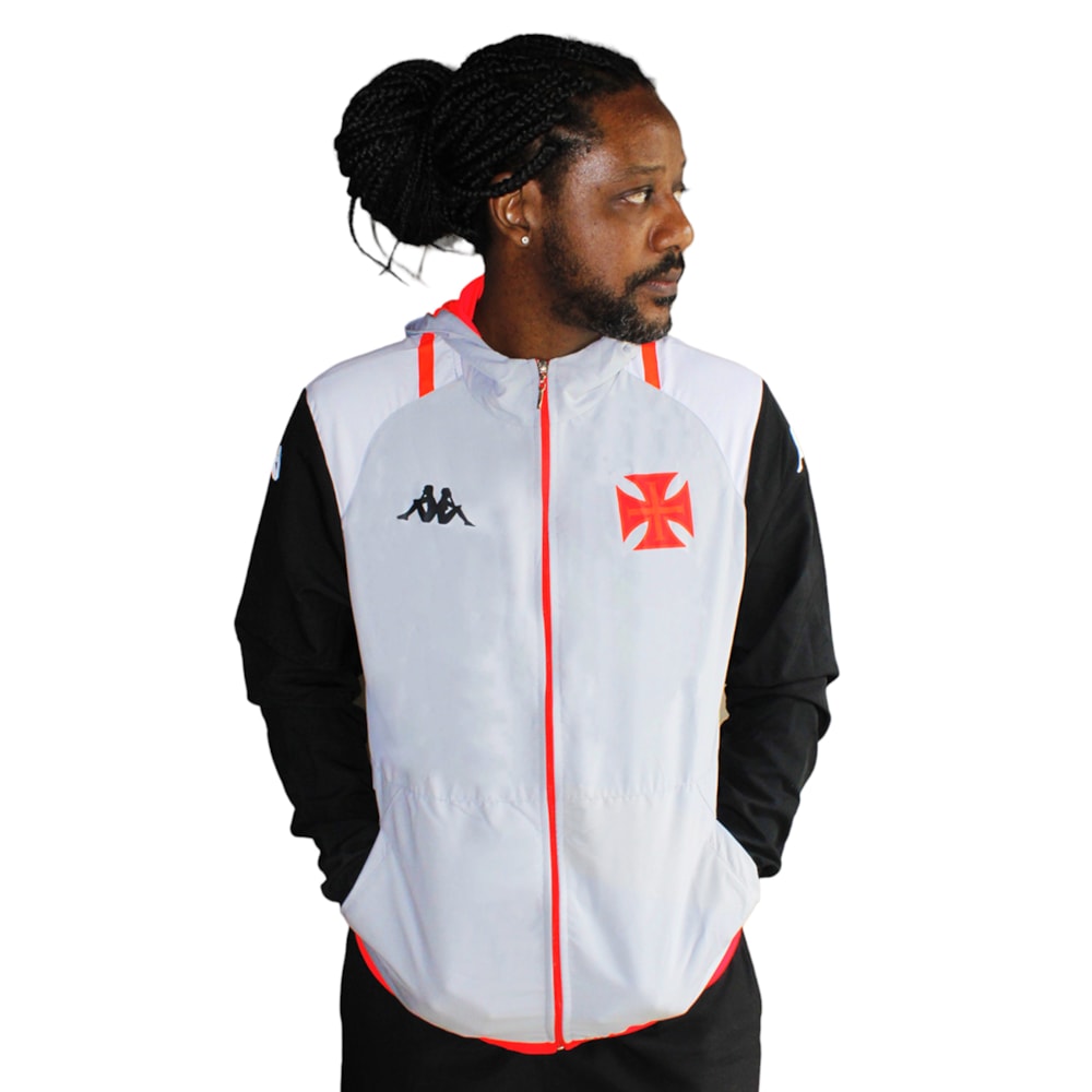 Jaqueta Corta Vento Kappa Vasco Treino 2023/24 Masculina