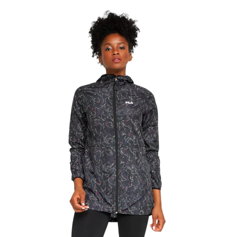 Jaqueta Parka Fila Printed Feminina