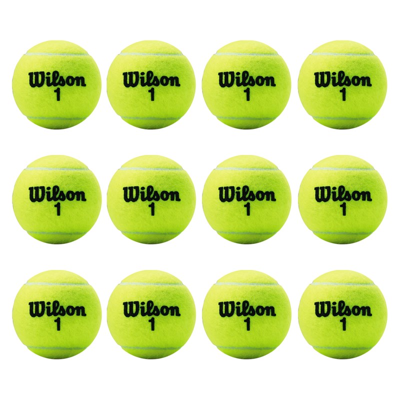 Kit 12 Bolas de Tênis Wilson Championship Regular Duty