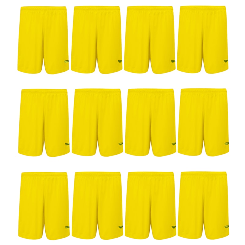 Kit 12 Calções Topper Fut Classic Masculino