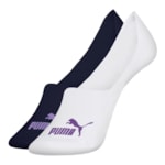 Kit 12 Pares De Meias Puma Invisível Feminina