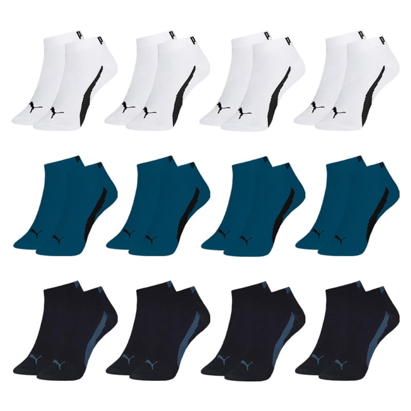 Kit 12 Pares De Meias Puma Sapatilha Esportiva Masculina