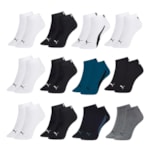 Kit 12 Pares De Meias Puma Sapatilha Esportiva Masculina