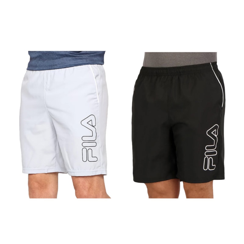 Kit 2 Bermudas Fila Train Masculina