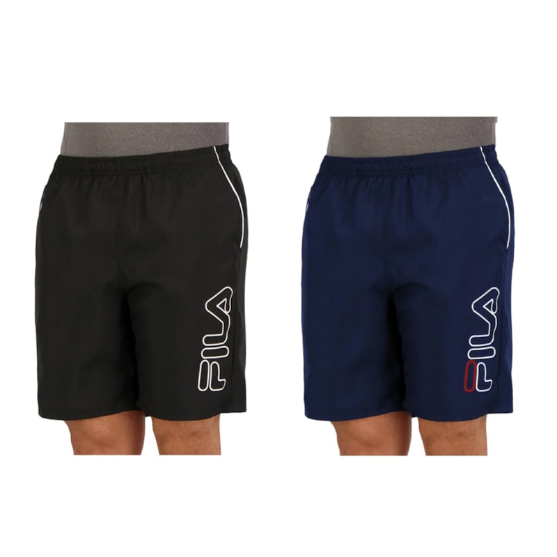 Kit 2 Bermudas Fila Train Masculina