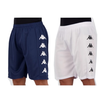 kit 2 Bermudas Kappa Long Masculina