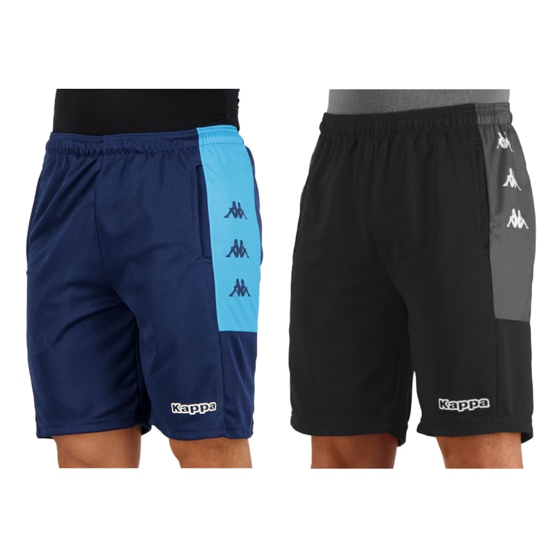 Kit 2 Bermudas Kappa Sport Spader Masculina