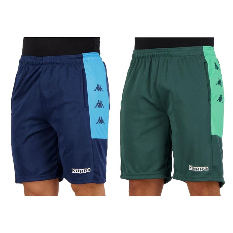 Kit 2 Bermudas Kappa Sport Spader Masculina