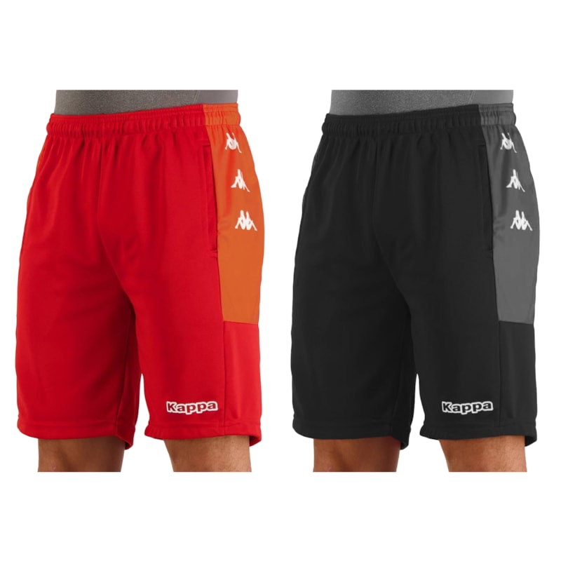 Kit 2 Bermudas Kappa Sport Spader Masculina