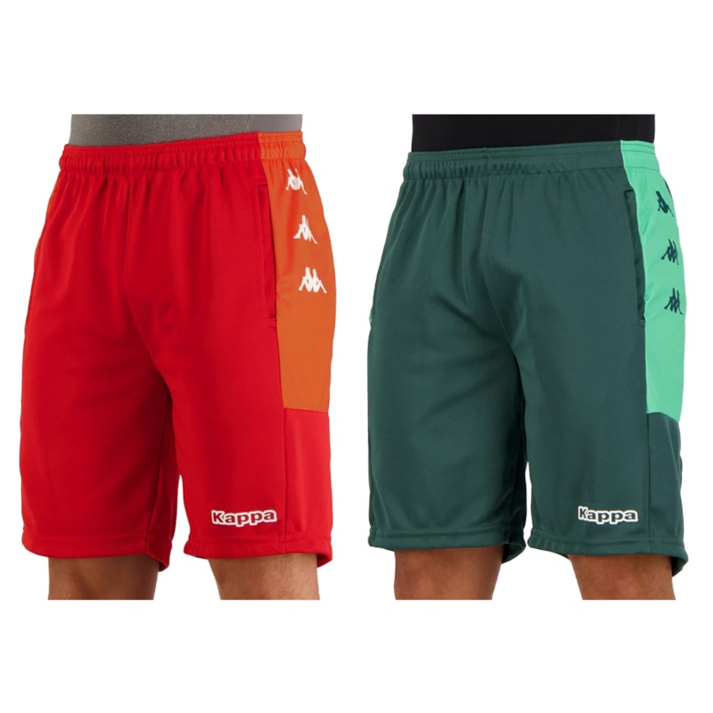 Kit 2 Bermudas Kappa Sport Spader Masculina