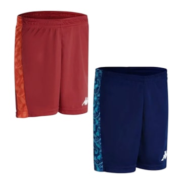 Kit 2 Bermudas Kappa Treino Masculina