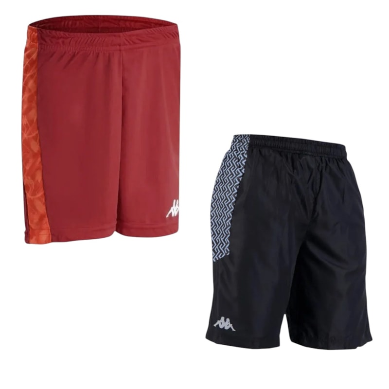 Kit 2 Bermudas Kappa Treino Masculina