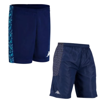 Kit 2 Bermudas Kappa Treino Masculina