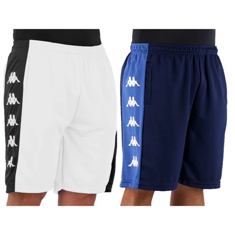 Kit 2 Bermudas Kappa Ximenes Masculina